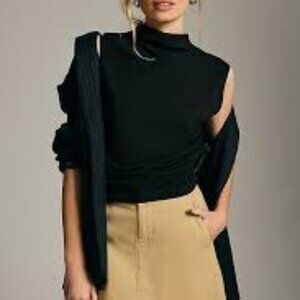 NWOT Maeve Mock-Neck Muscle Tank